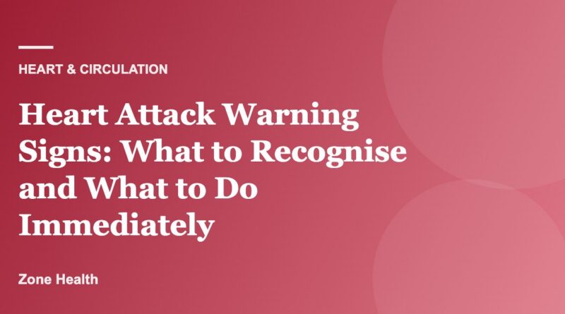 Heart Attack Warning Signs: What to Recognise and What to Do Immediately
